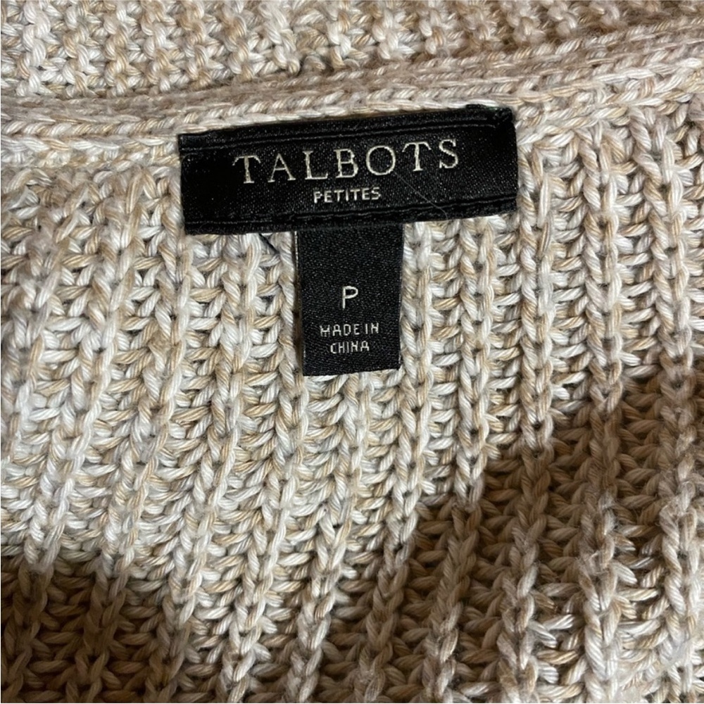 Talbots Open Front Cardigan Sweater - Picture 7 of 8